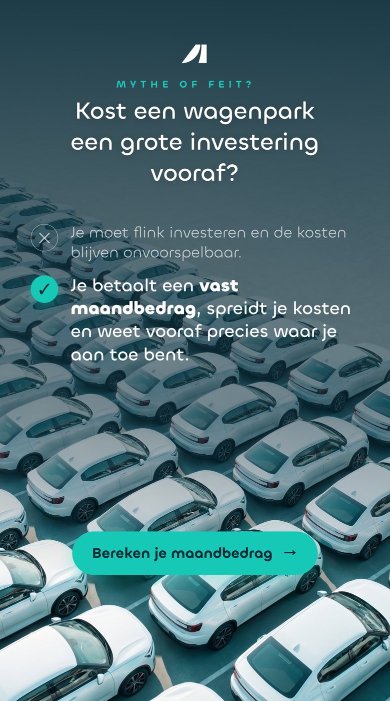 Ayvens Mythe of Feit advertentie