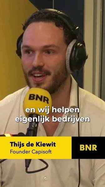 BNR: Thijs de Kiewit, founder Capisoft