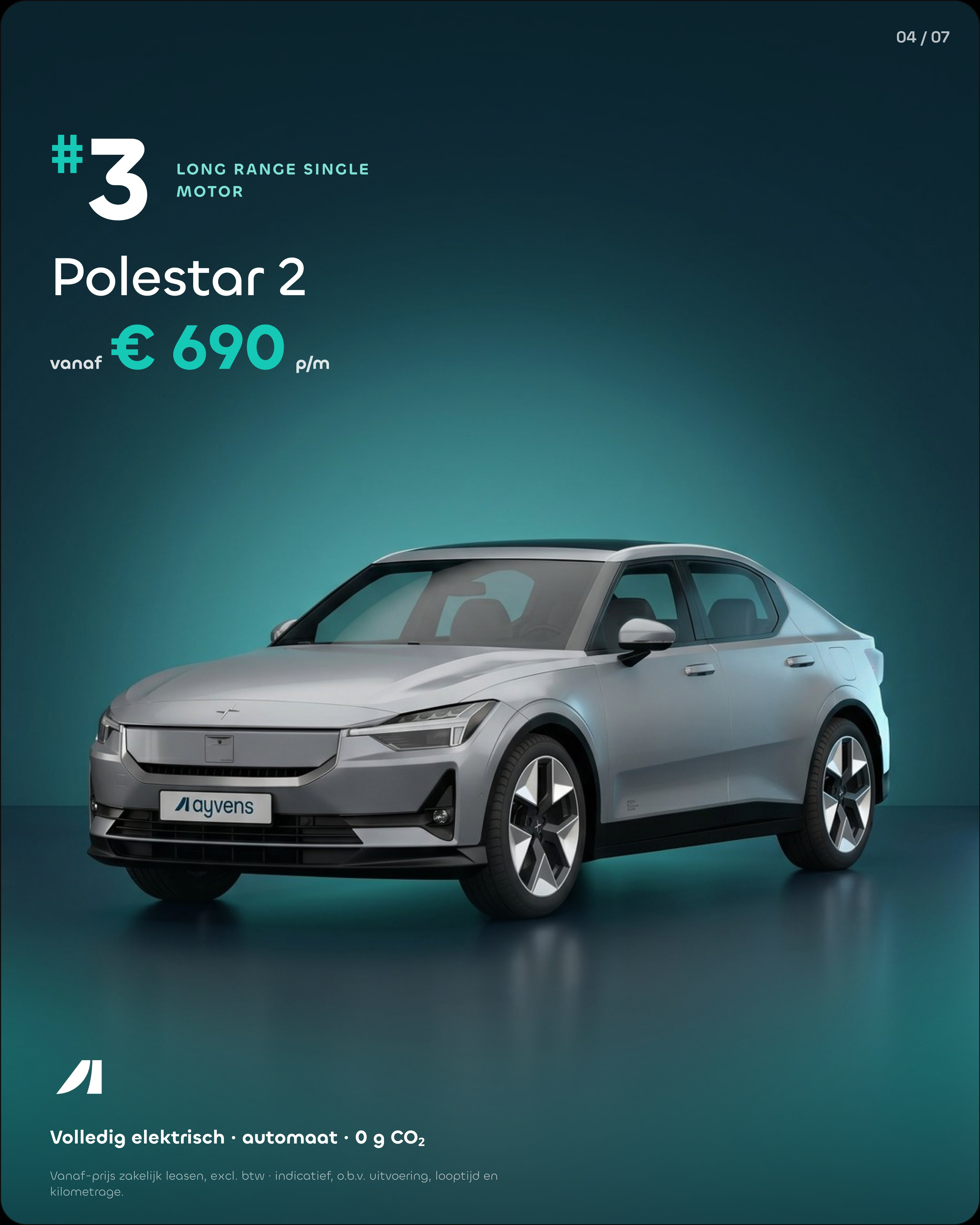 Carousel: #3 Polestar 2