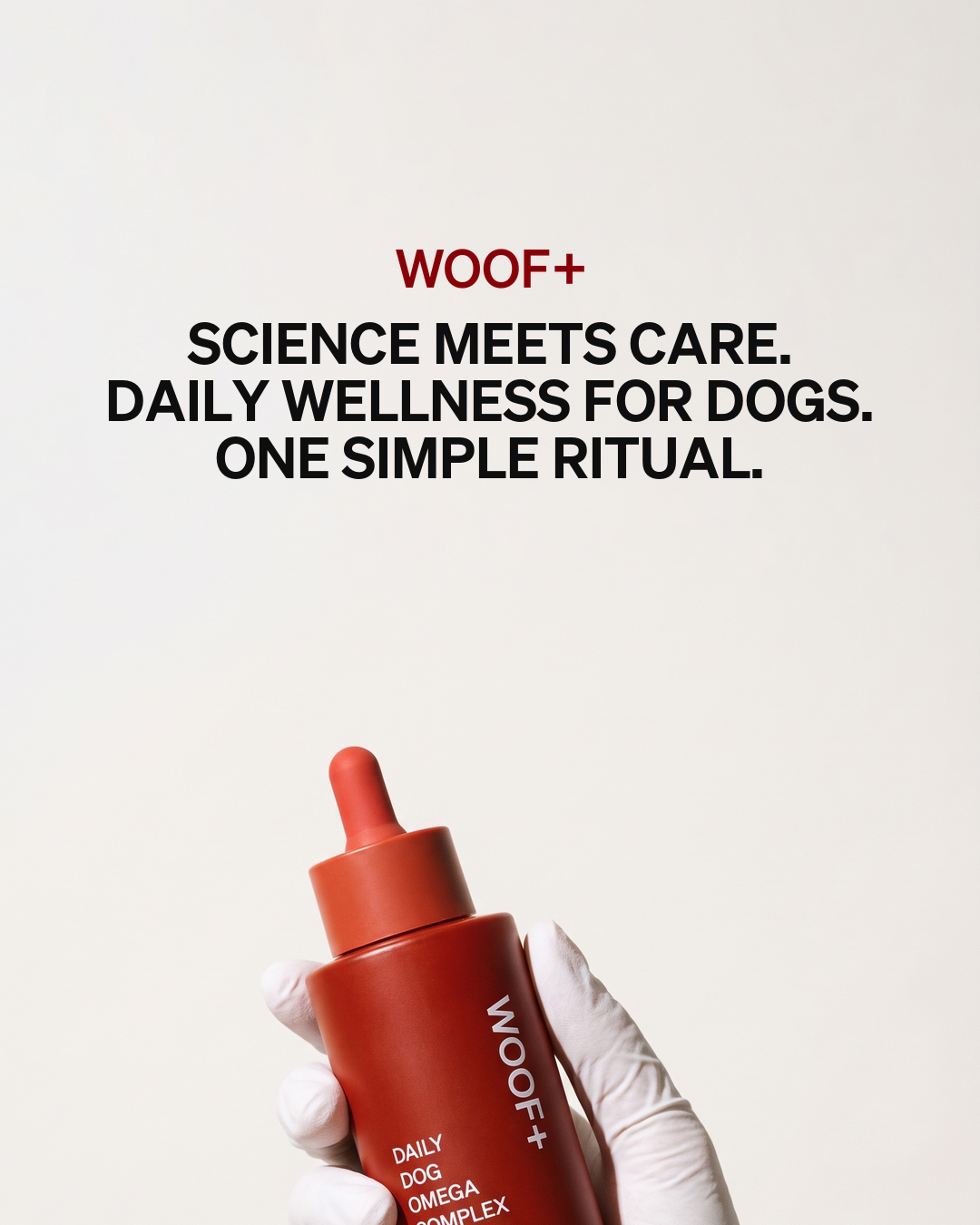 Science meets care, daily wellness for dogs
